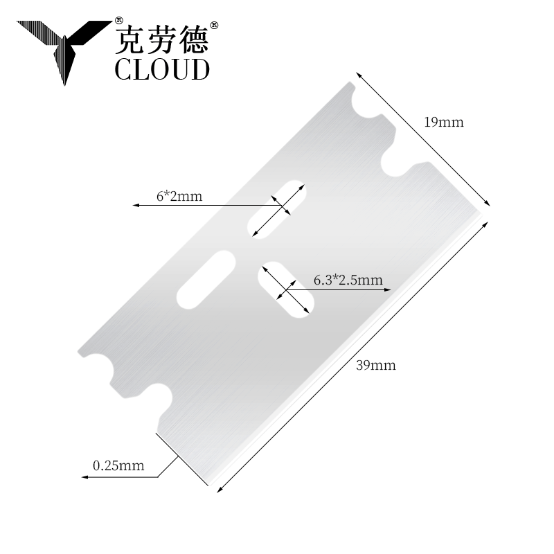 Uniwersalne żyletki z pojedynczą krawędzią