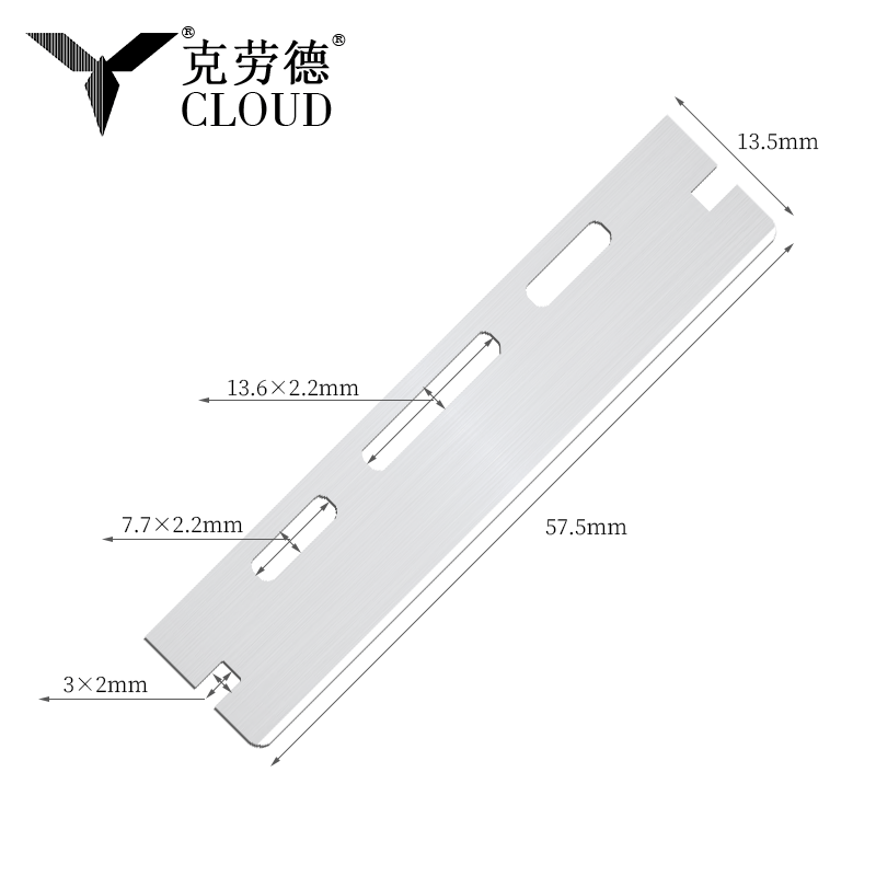 Ostrza do golenia z tektury falistej o pojedynczej krawędzi