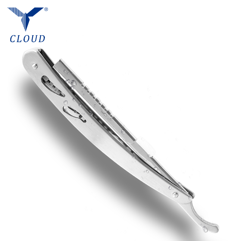 Wytrzymała, prosta rączka do golenia z falistej stali nierdzewnej