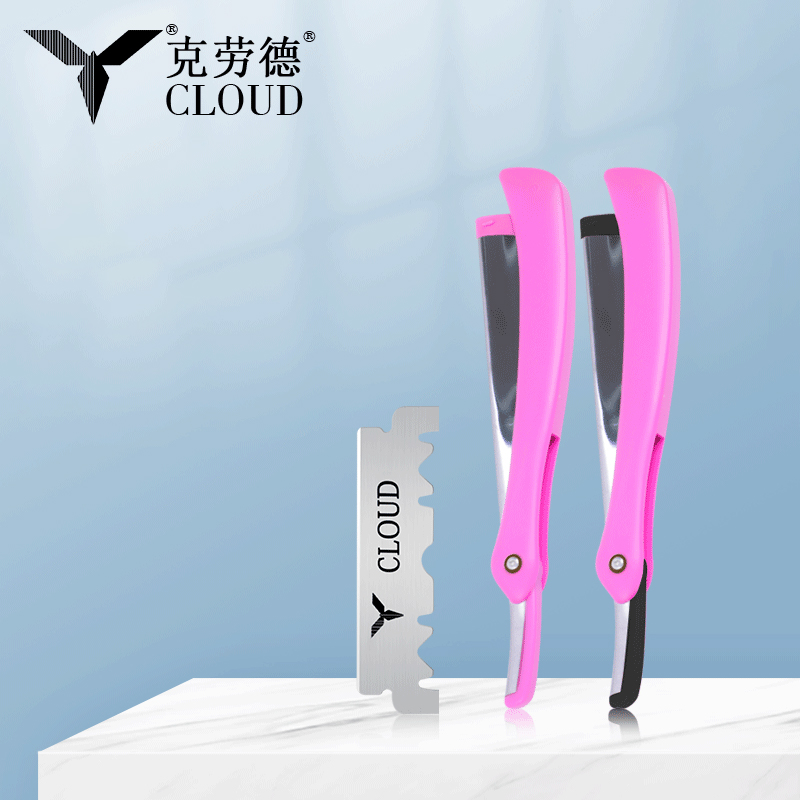 Plastikowa rękojeść maszynki do golenia z 74 ostrzami