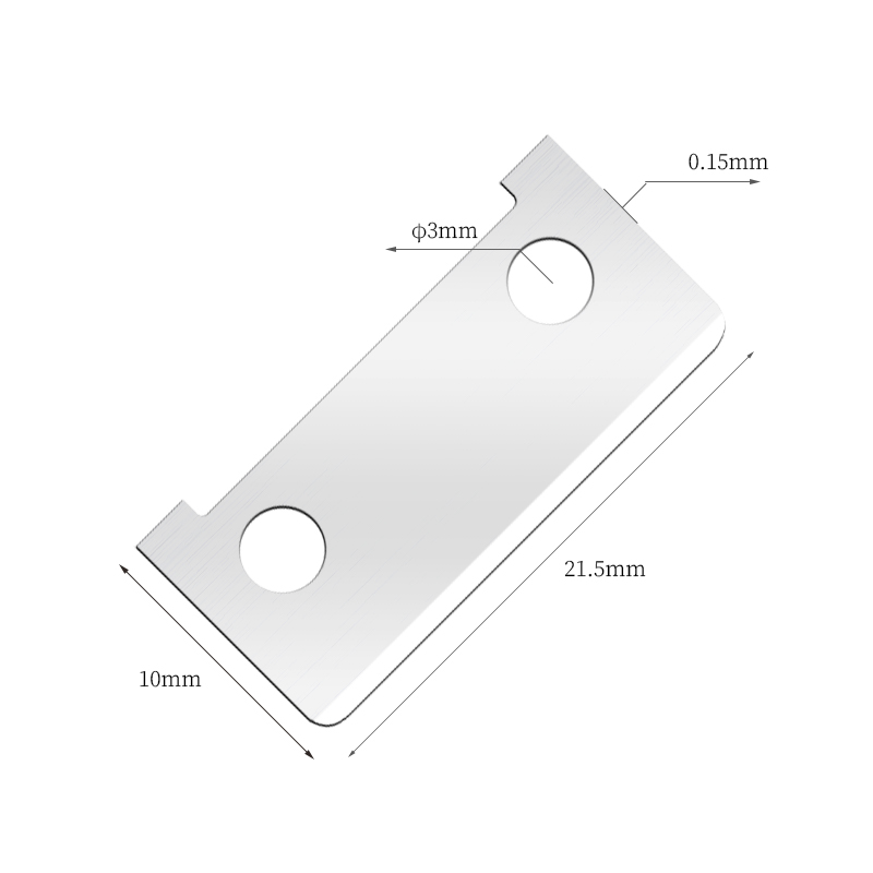 Jednostronne żyletki do brwi ze stali nierdzewnej
