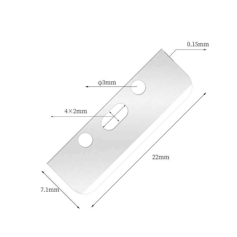 Wielofunkcyjne, jedwabiście gładkie ostrze do usuwania brzytwy do brwi