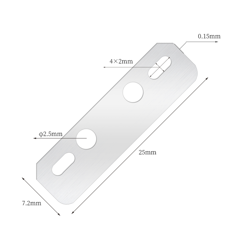 Wielofunkcyjne, jedwabiście gładkie ostrze do usuwania brzytwy do brwi