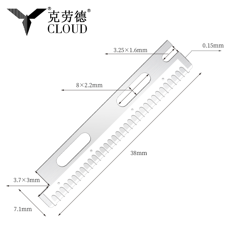 Wielofunkcyjne żyletki do brwi ze stali nierdzewnej wielokrotnego użytku