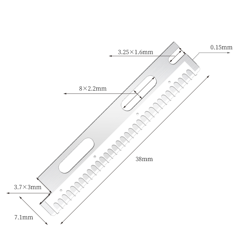 Wielofunkcyjne żyletki do brwi ze stali nierdzewnej wielokrotnego użytku