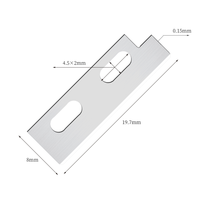 Precyzyjne, ostre ostrza noża do kształtowania brwi ze stali nierdzewnej