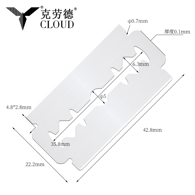 Ostrza Super Steel 74 z podwójną krawędzią