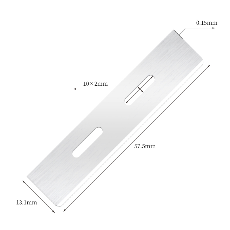 Trwałe ostrze do przycinania brwi ze stali nierdzewnej wielokrotnego użytku