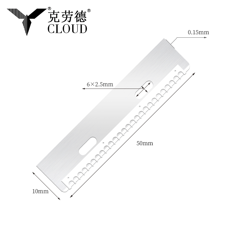 Trwałe ostrze do przycinania brwi ze stali nierdzewnej wielokrotnego użytku