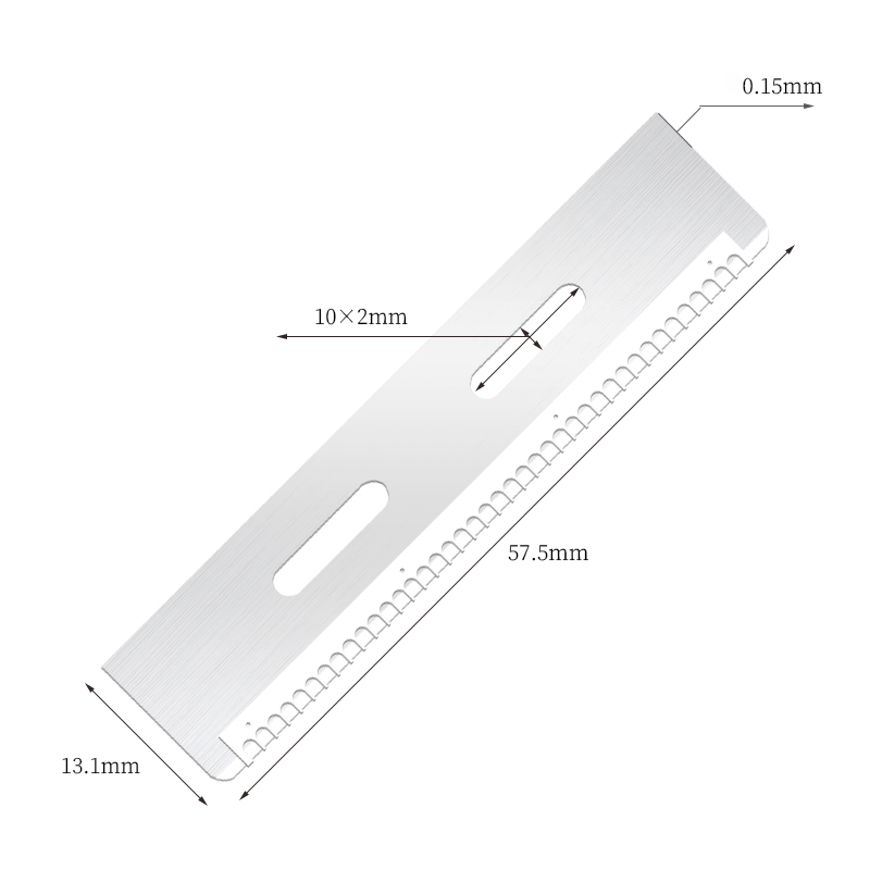 Trwałe ostrze do przycinania brwi ze stali nierdzewnej wielokrotnego użytku